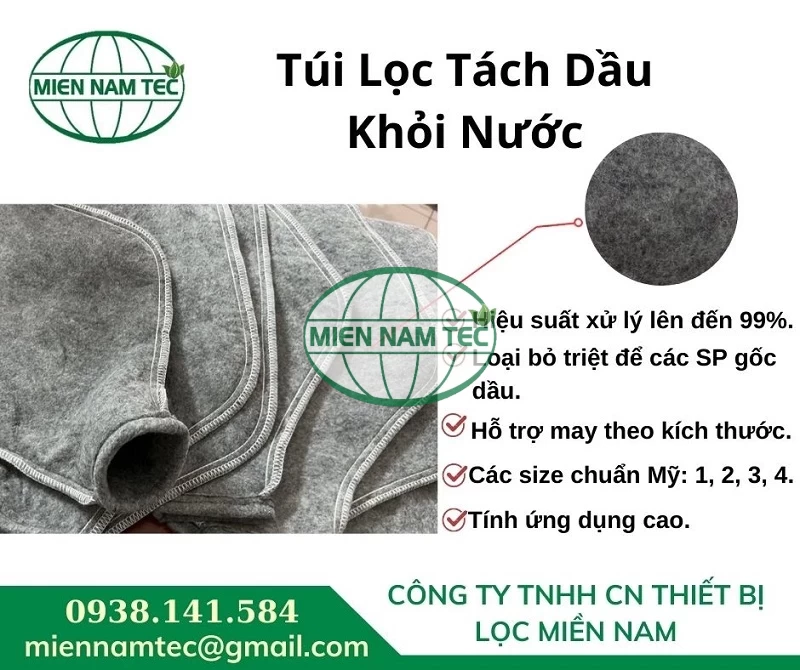 TÚI LỌC TÁCH DẦU KHỎI NƯỚC