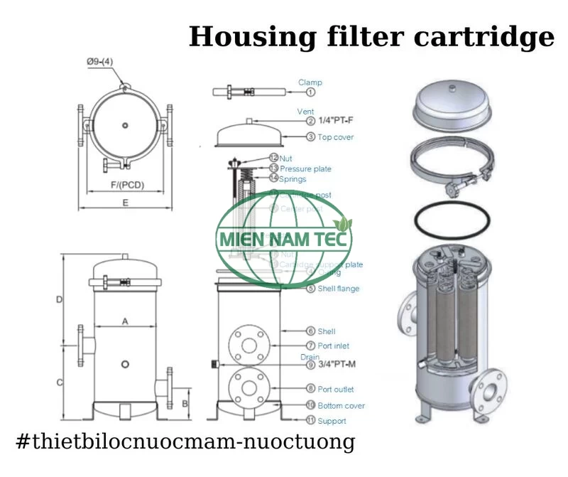 Thiết bị lọc nước mắm (nước tương)