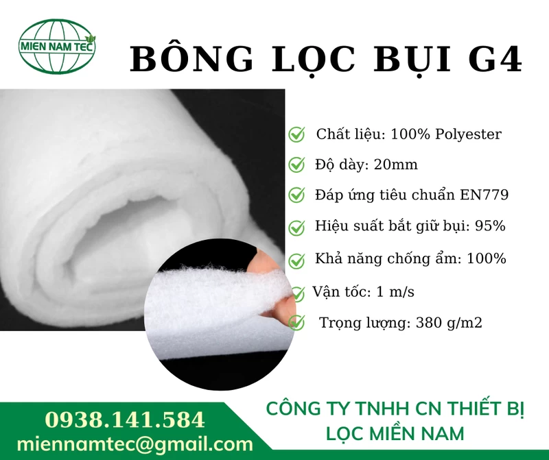 Bông lọc bụi G4