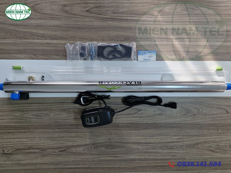 Giới thiệu về các chi tiết có trong bộ đèn UV 50W Blackcomb 4.1 Luminor