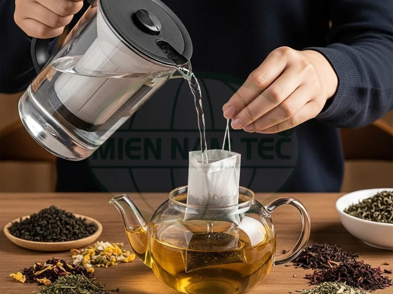 Cách sử dụng túi lọc trà