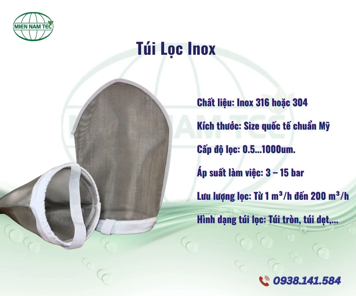 Túi lọc inox