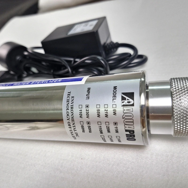 Thông số kỹ thuật của bóng đèn uv Aquapro 