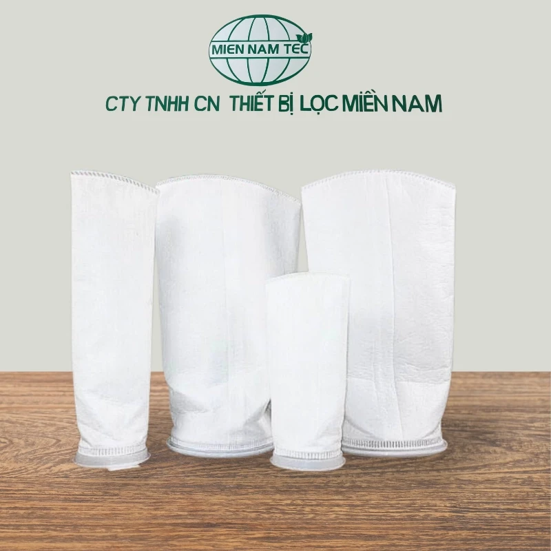 Các túi lọc PE được Thiết Bị Lọc Miền Nam phân phối là những sản phẩm được sản xuất trên dây chuyền đạt chuẩn chất lượng SO 4009-1997, ASTME 1294-89, ASTMF 316-03