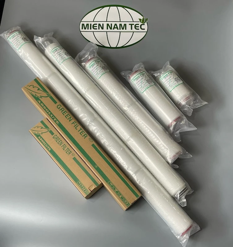 Kích thước lõi giấy xếp Green Filter phổ biến