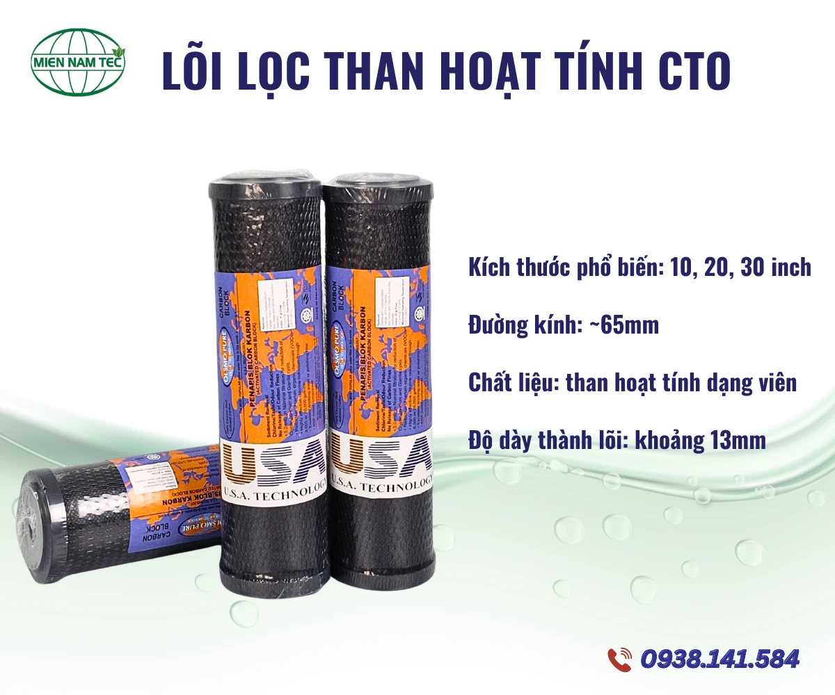 Lõi than hoạt tính CTO