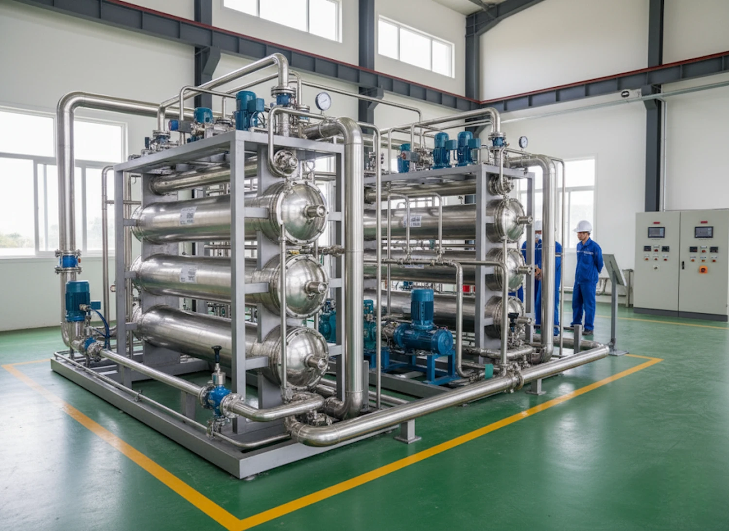 Màng RO 4040-SWH  trong nhà máy khử muối nước biển 