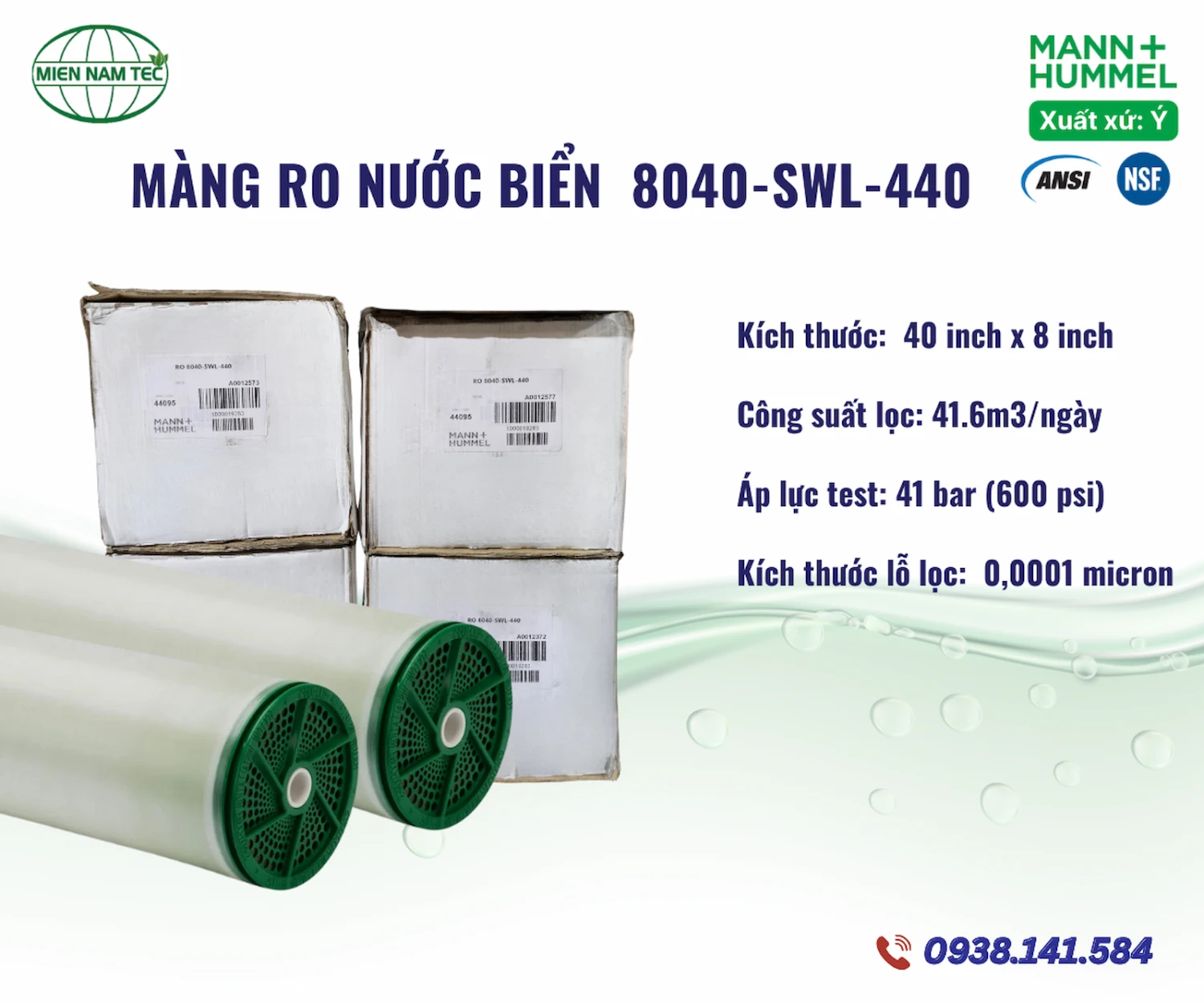 Màng Lọc RO 8040-SWL-440