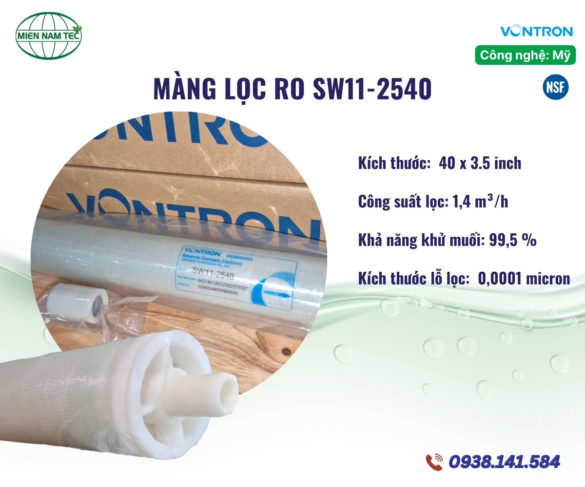 Màng RO Nước Biển SW11-2540