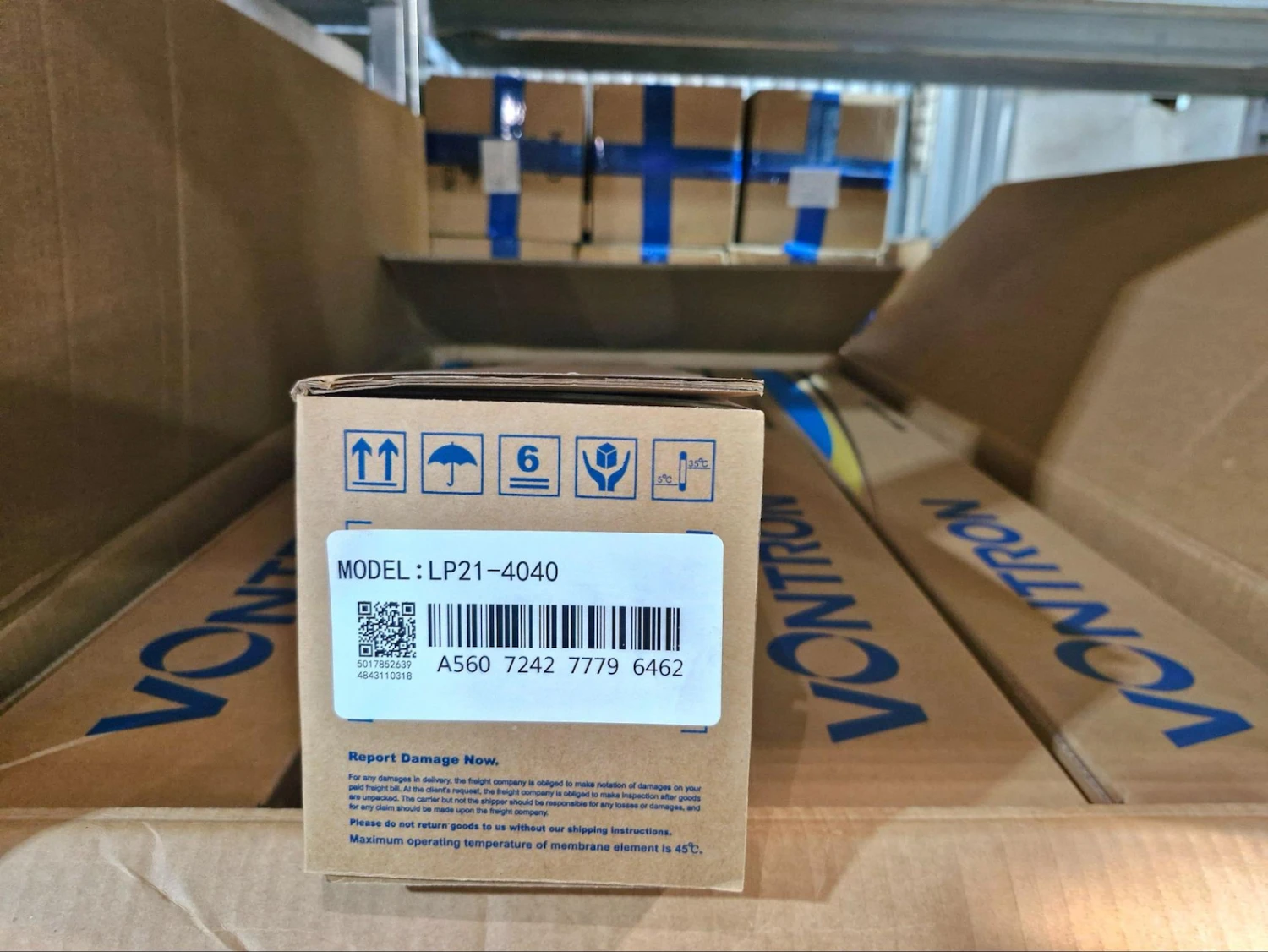 Lô hàng Vontron LP21-4040 tại Công Nghệ Thiết Bị Lọc Miền Nam 