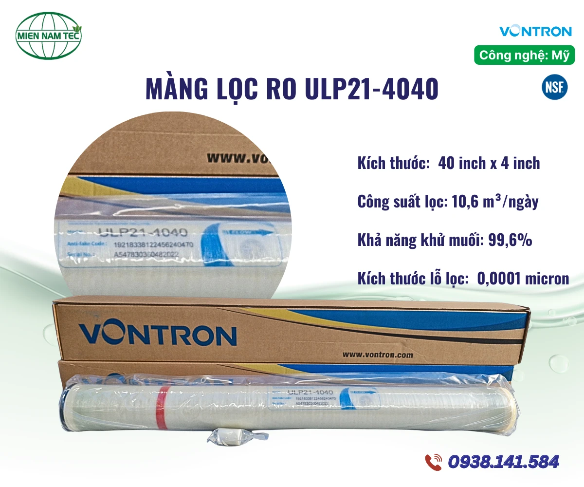 Màng lọc RO Vontron ULP21-4040