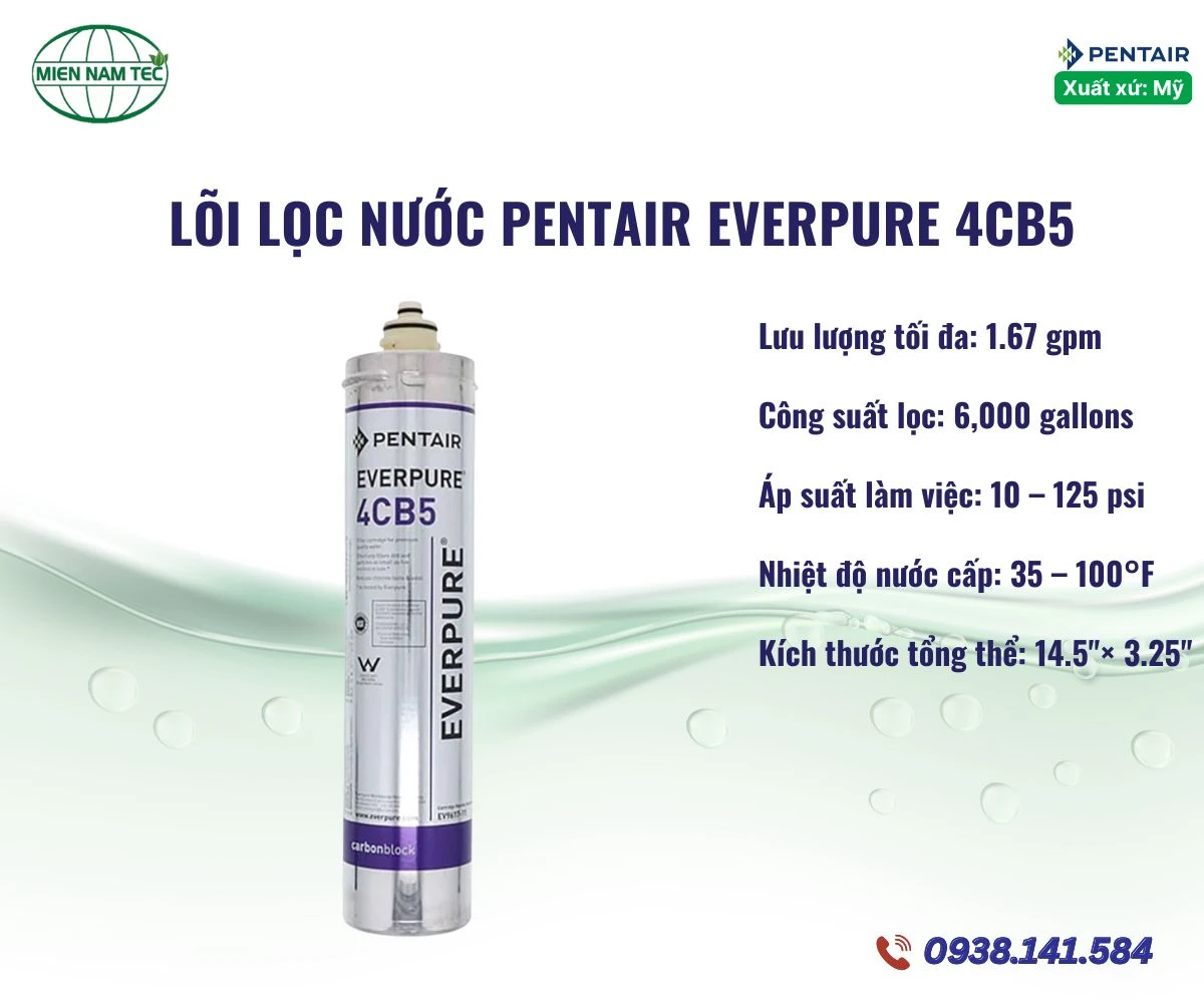 Lõi Lọc Nước Pentair Everpure 4CB5
