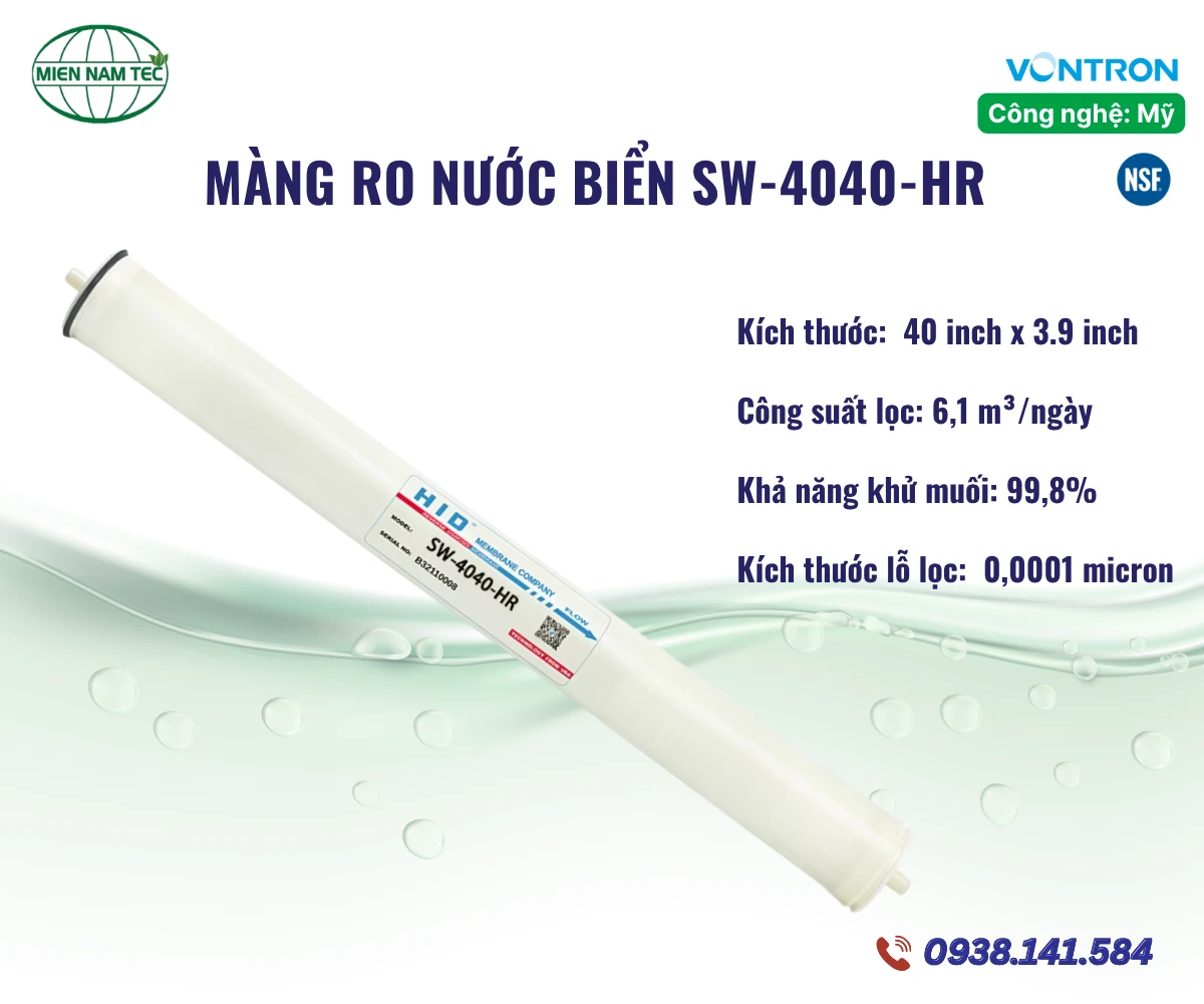 Màng RO Nước Biển SW-4040-HR
