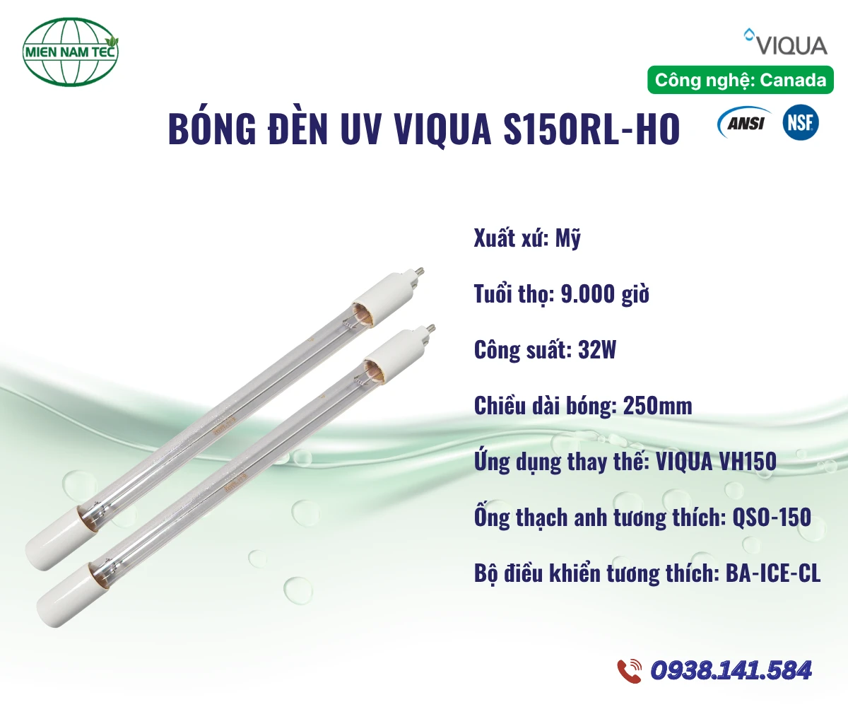 Bóng đèn UV VIQUA S150RL-HO