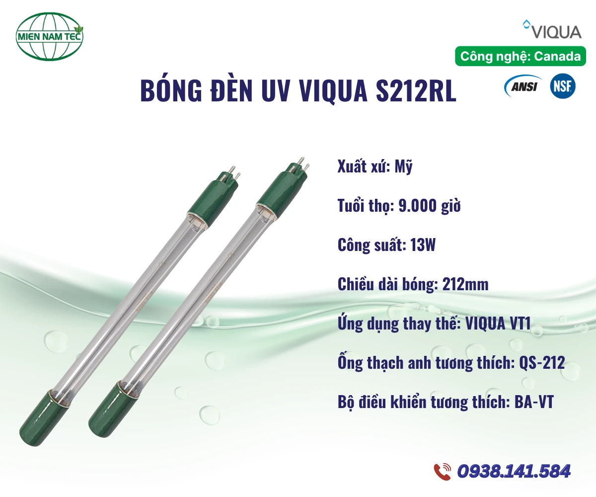 Bóng đèn UV VIQUA S212RL