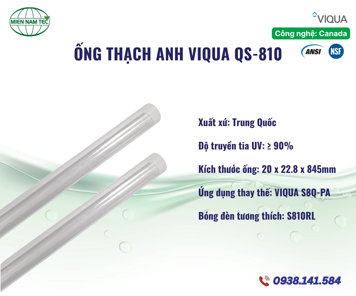 Ống Thạch Anh VIQUA QS-810