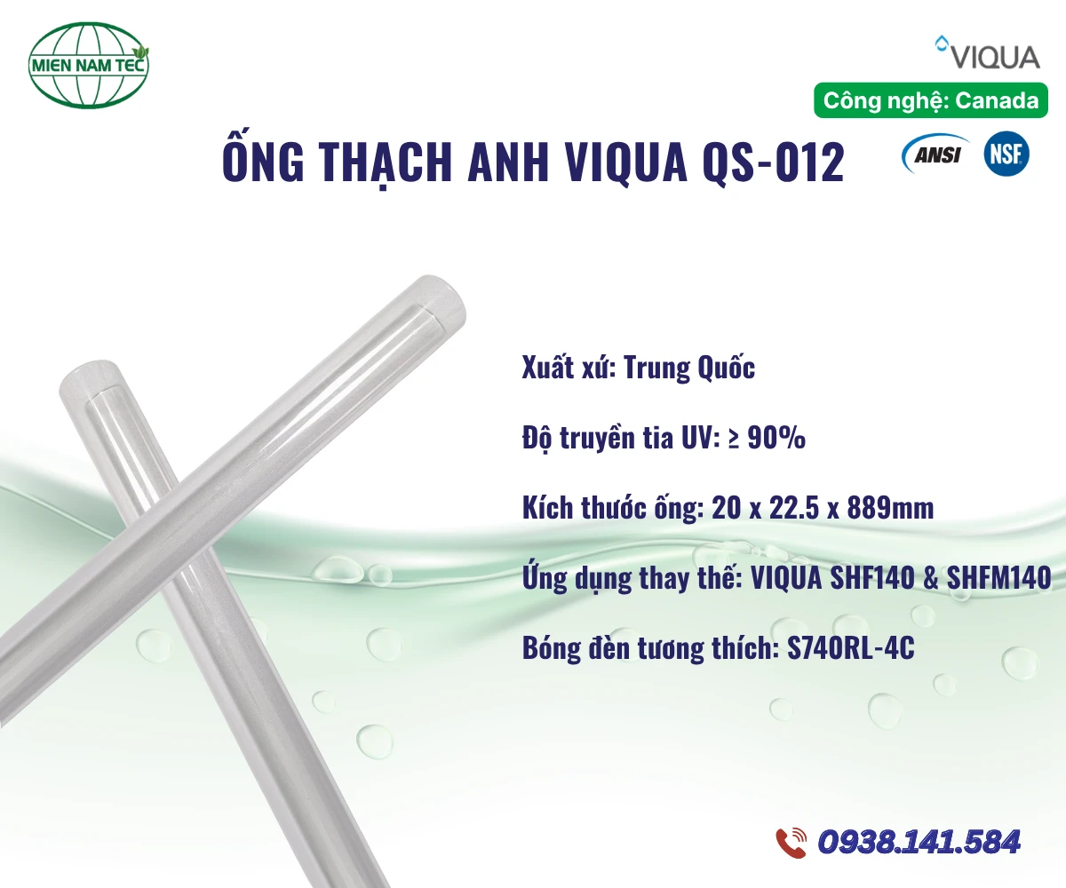 Ống Thạch Anh VIQUA QS-012