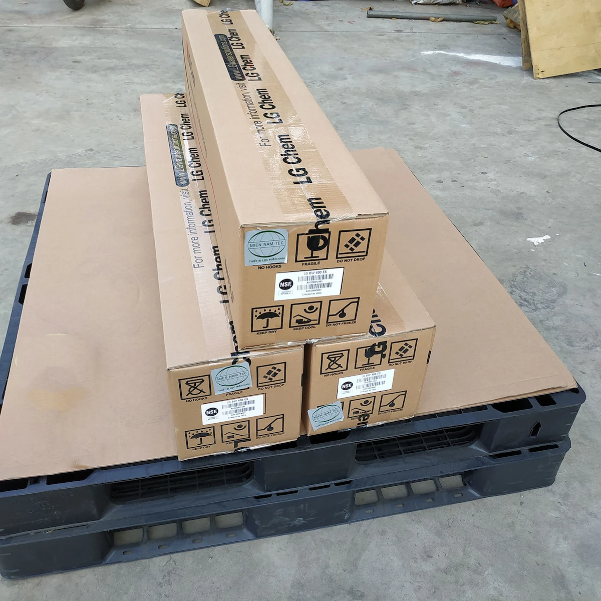 Màng RO LG BW 4040 ES dùng trong thực tiễn