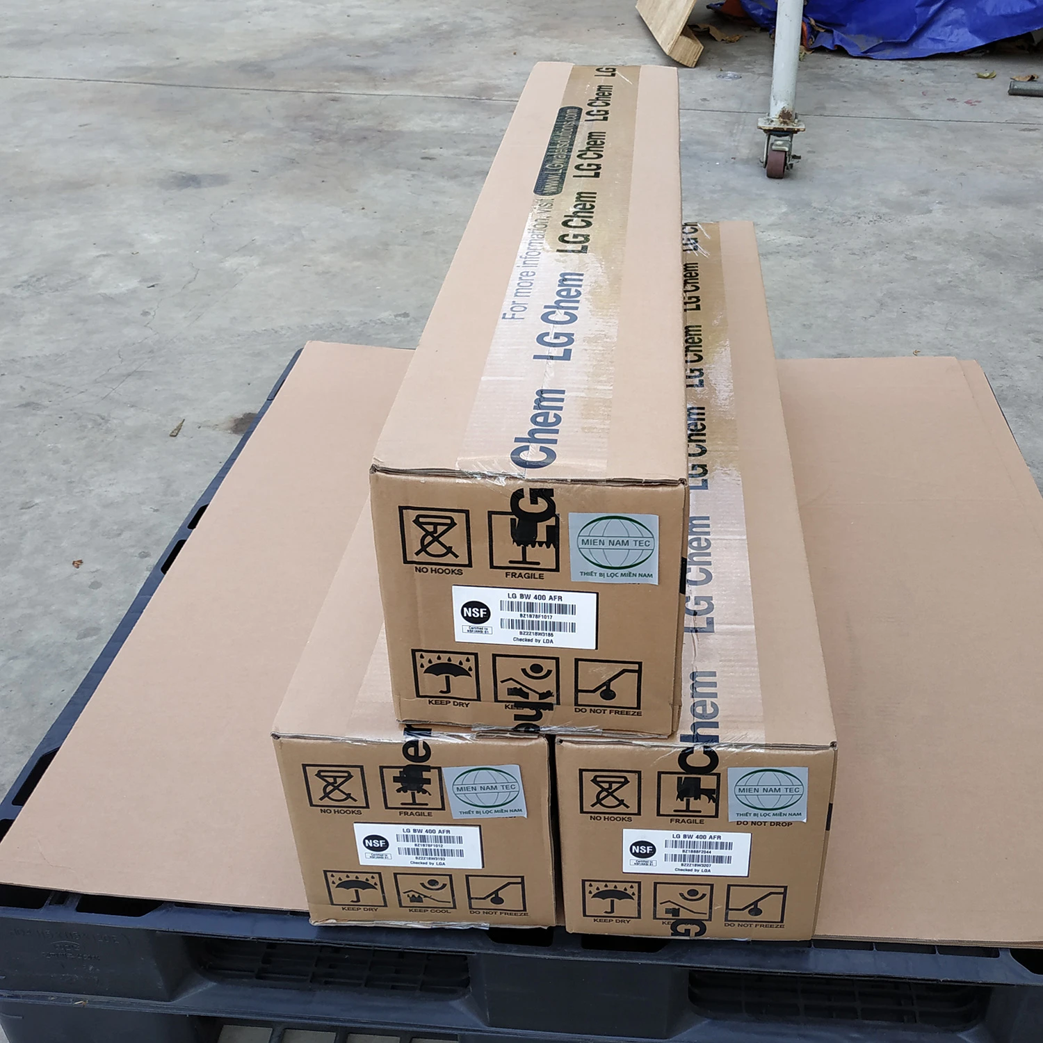 Màng LG BW 400 AFR được sử dụng trong công nghiệp