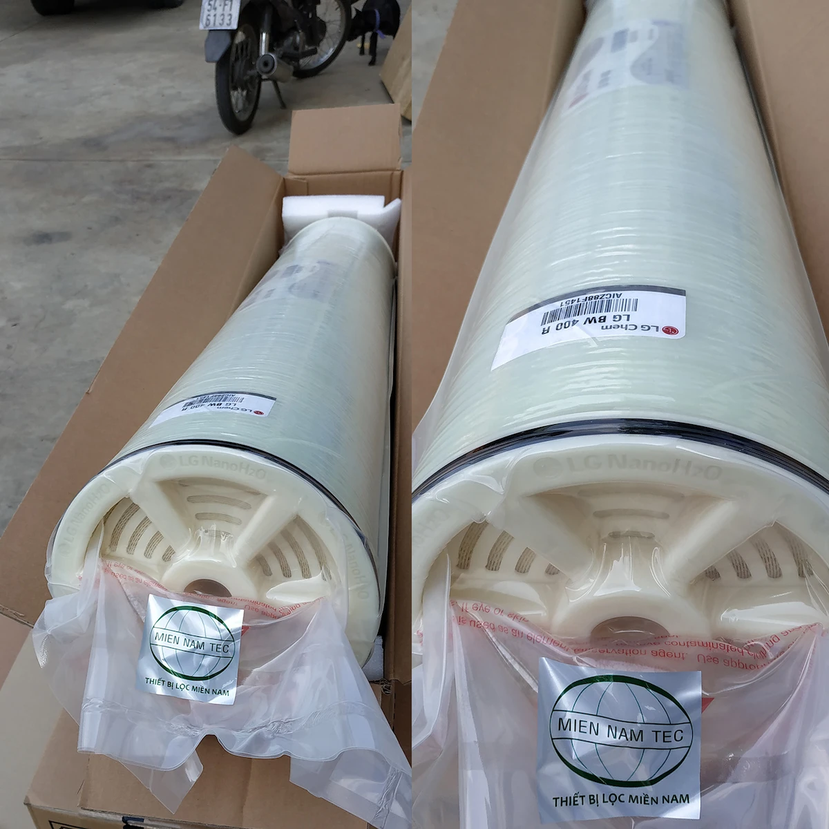 Màng LG BW 400 R được sử dụng trong công nghiệp