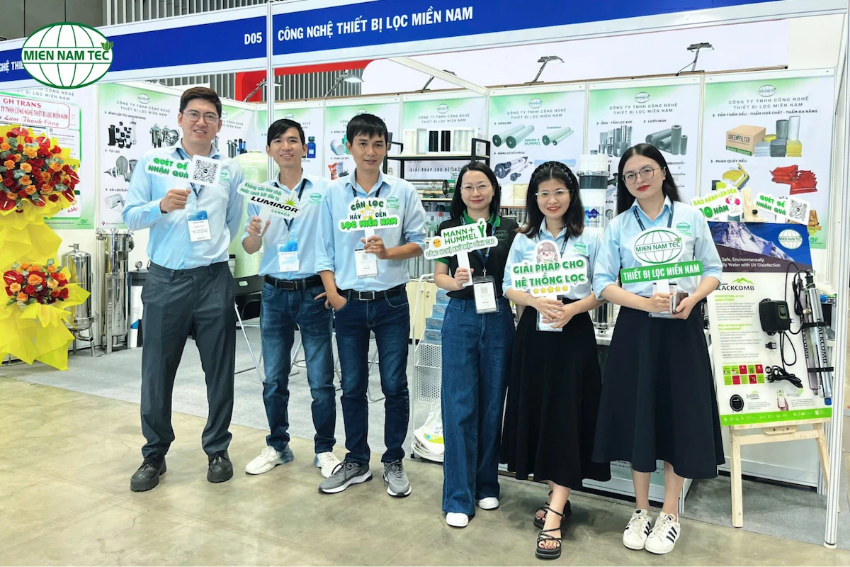 Dấu Ấn Công Nghệ Thiết Bị Lọc Miền Nam tại Vietwater 2025