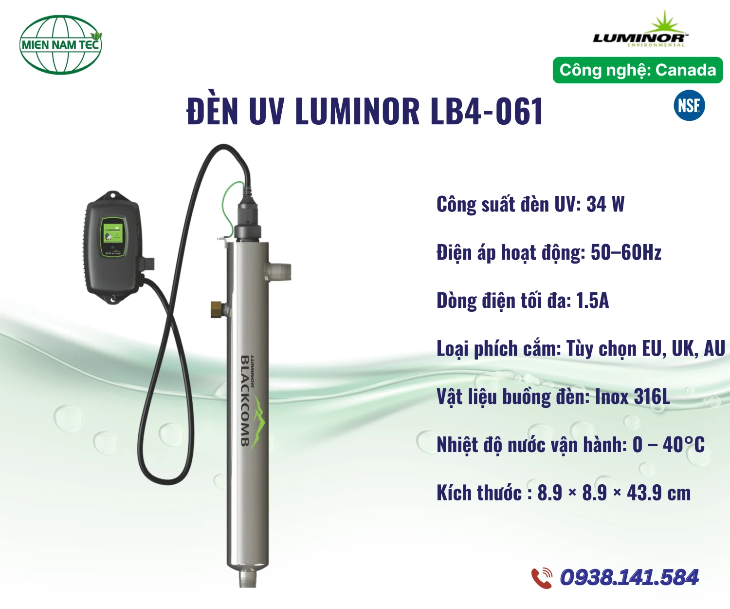 Đèn UV Luminor LB4-061