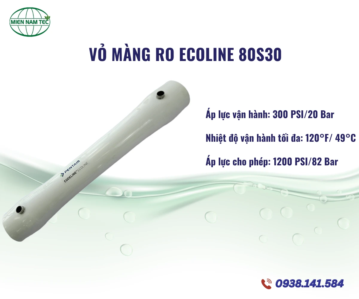 Vỏ màng RO Codeline 80S30