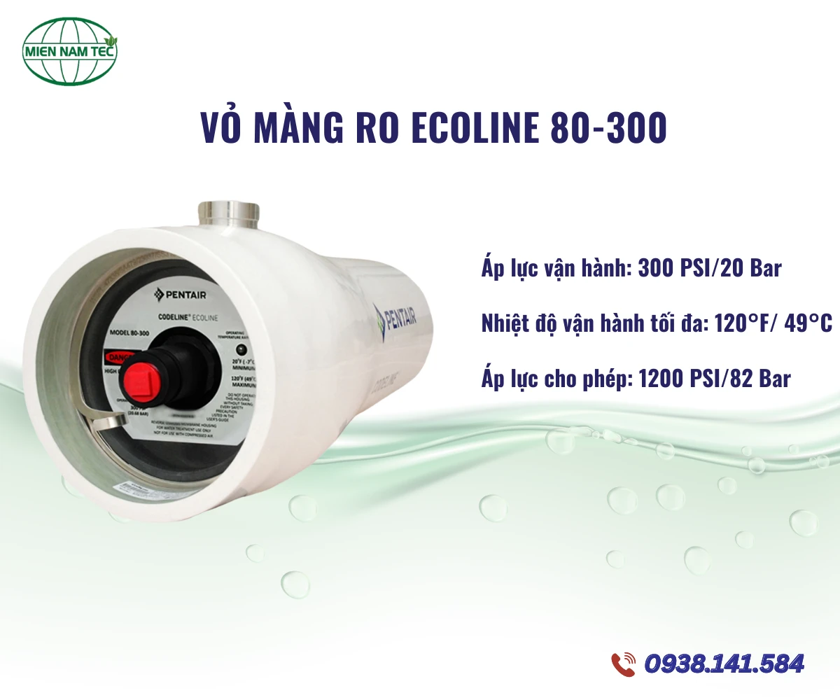 Vỏ Màng RO Ecoline 80-300