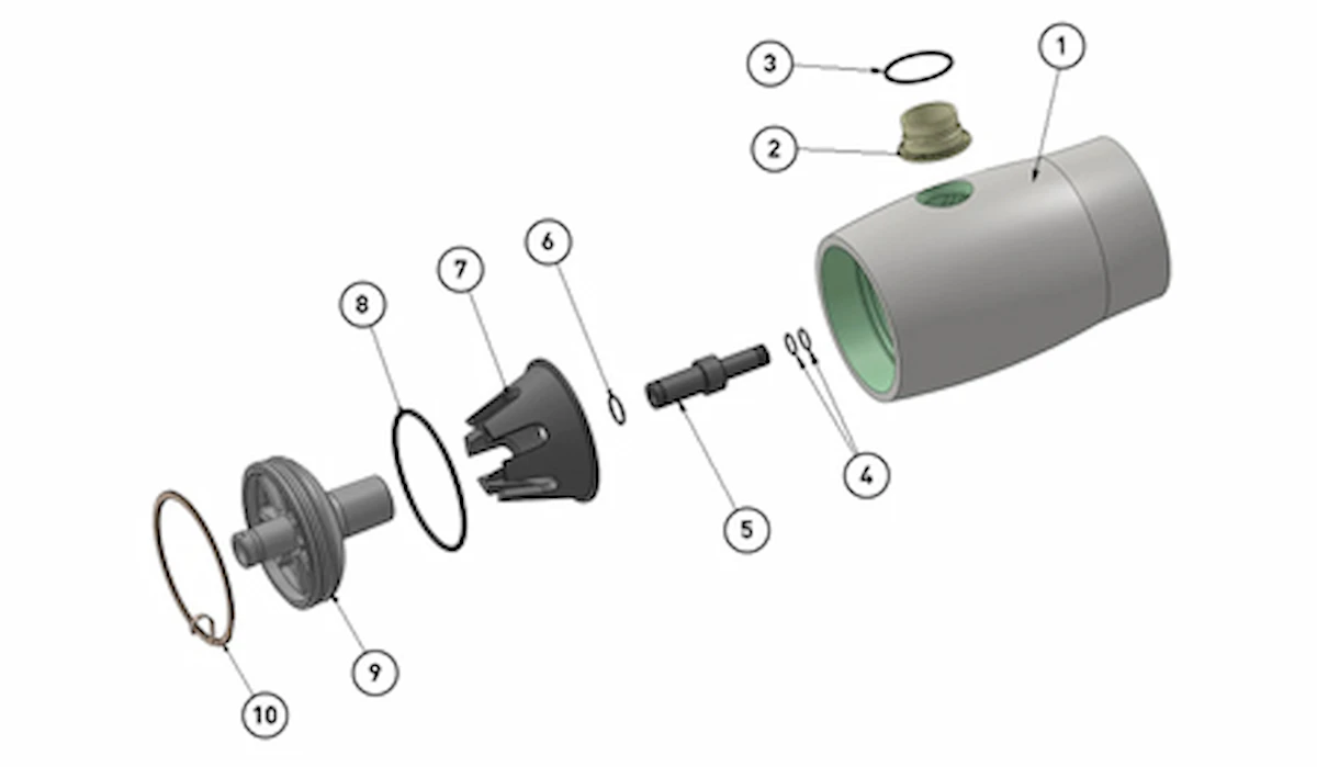 Cấu tạo của vỏ màng RO Ecoline 80-300