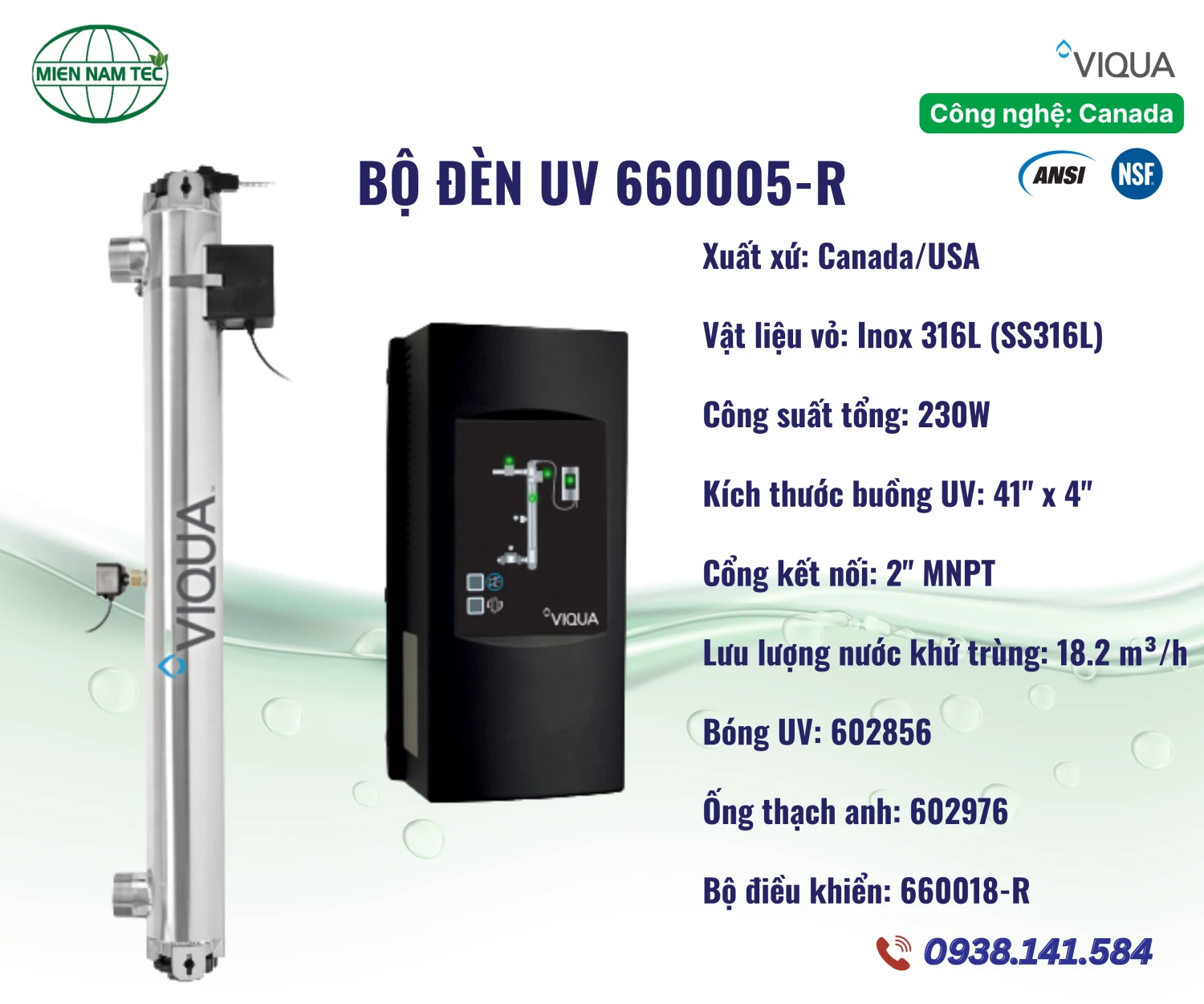 Đèn UV VIQUA 660005-R