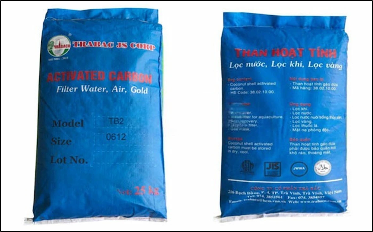 Than hoạt tính Trà Bắc TB2