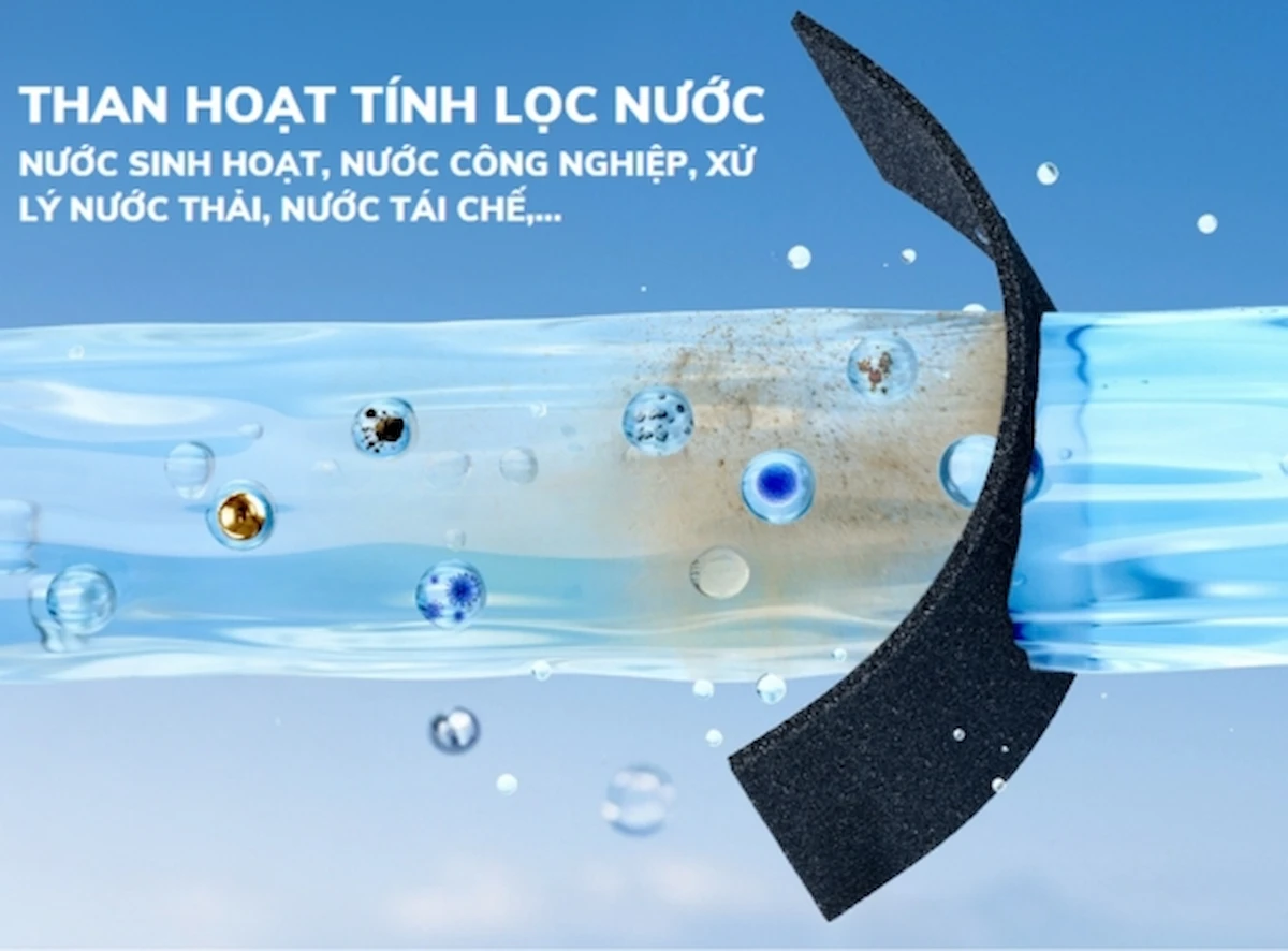 Ứng dụng của than hoạt tính Trà Bắc TB4
