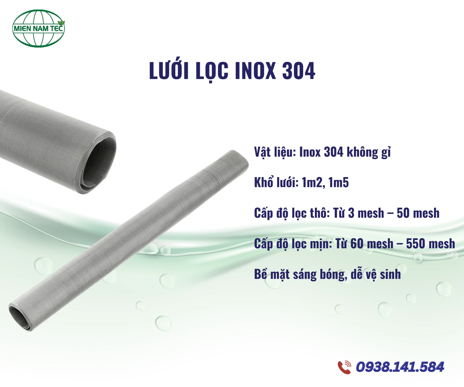 Lưới lọc inox 304
