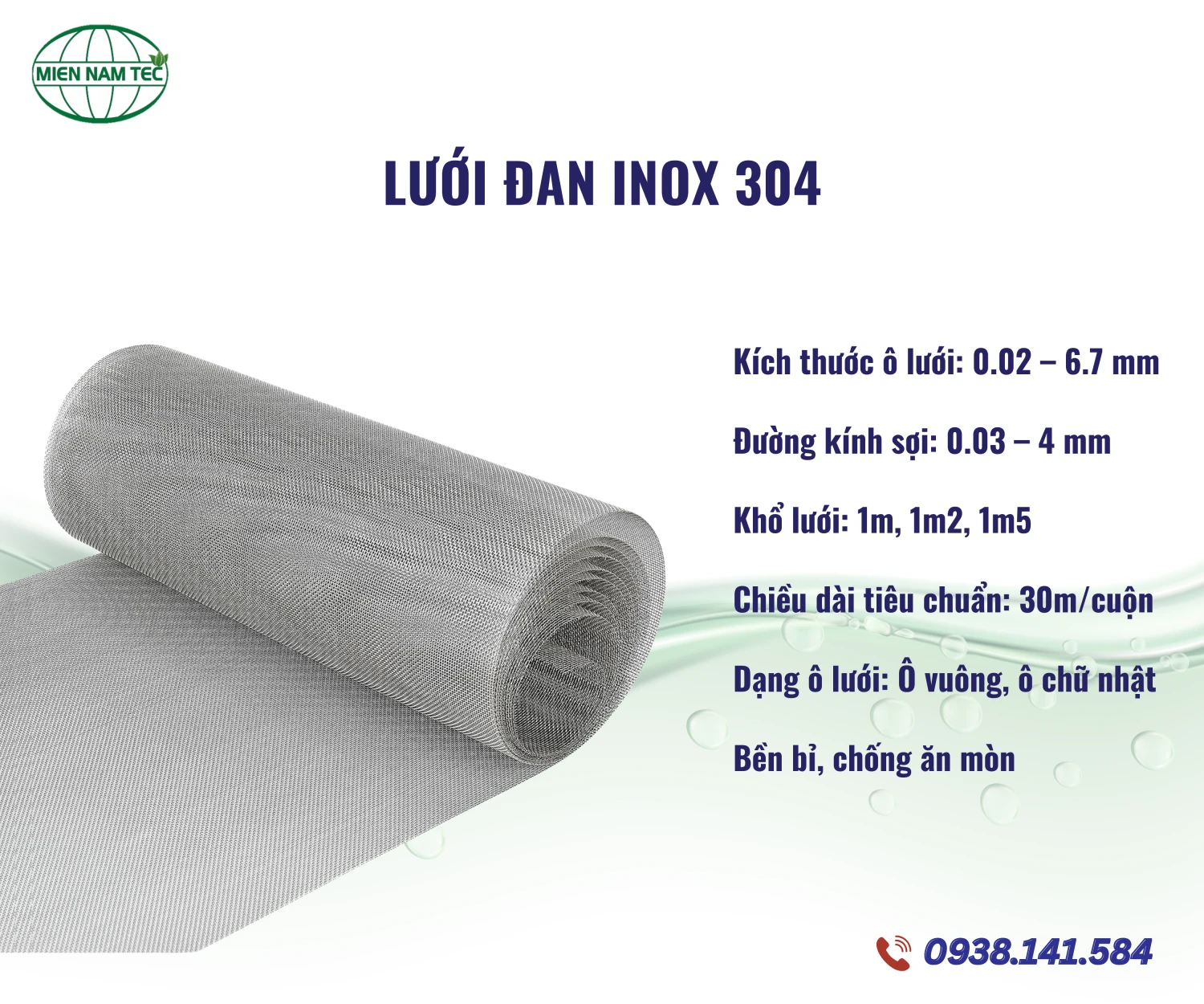 Lưới inox 304 đan