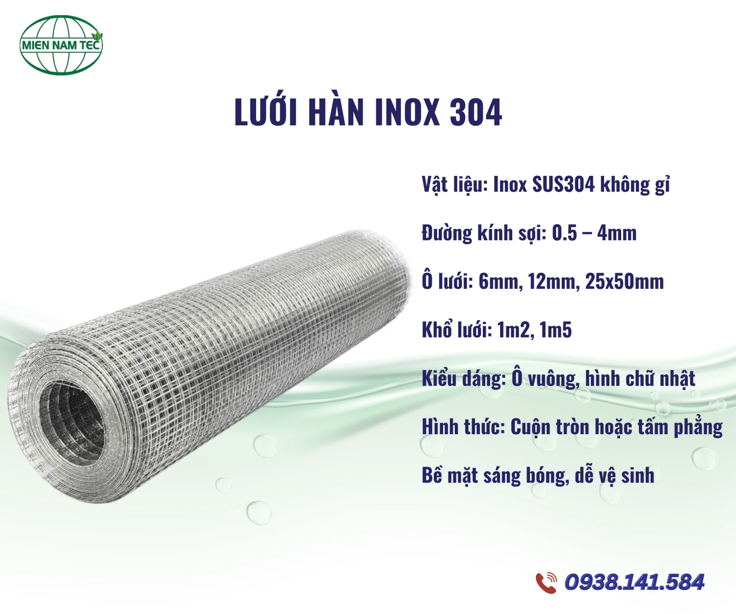 Lưới hàn inox 304