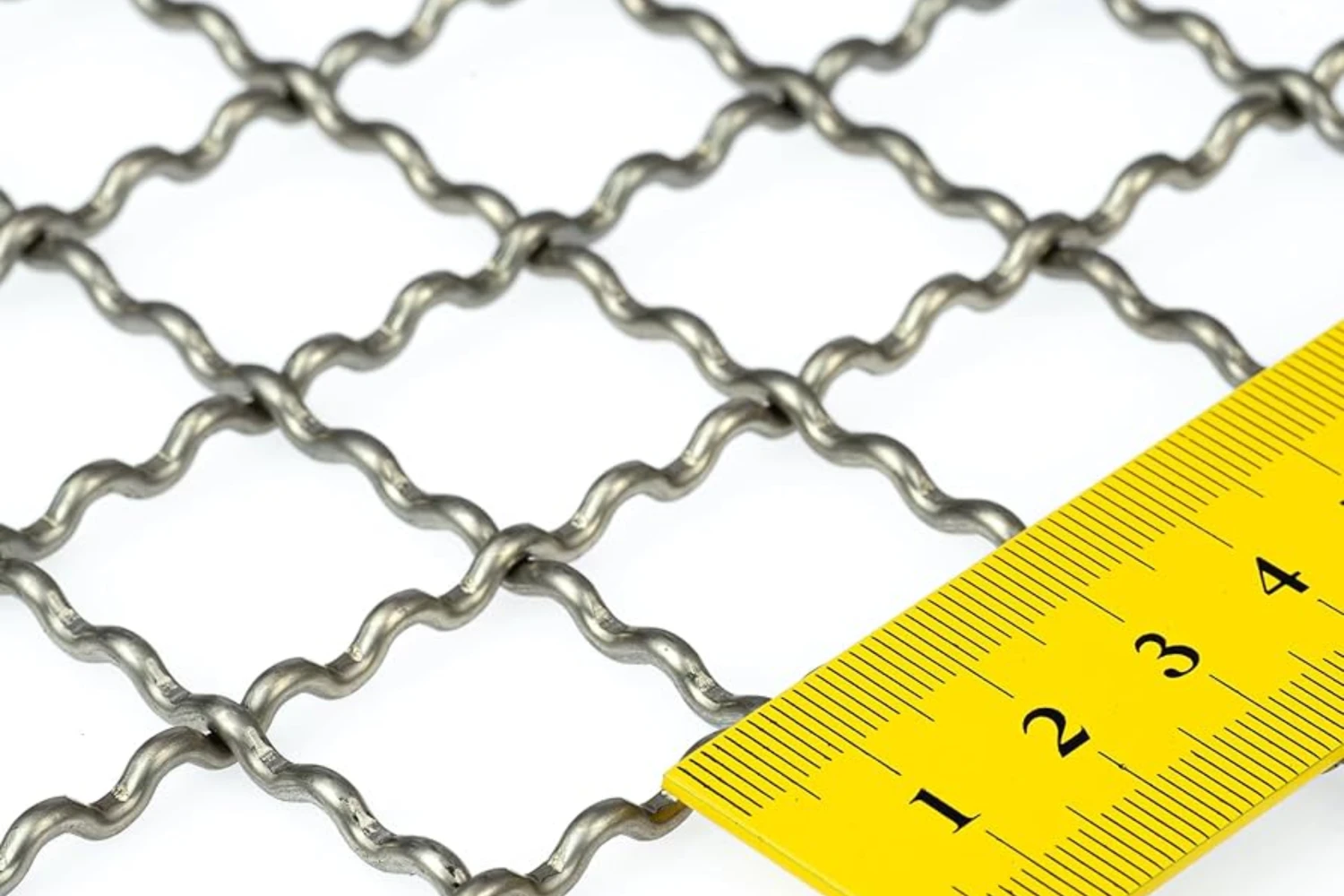 Lưới inox đan sóng ô vuông