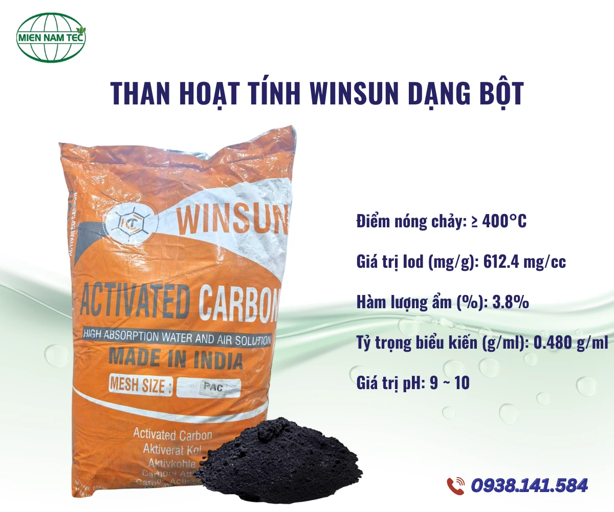 Than Hoạt Tính Winsun Dạng Bột