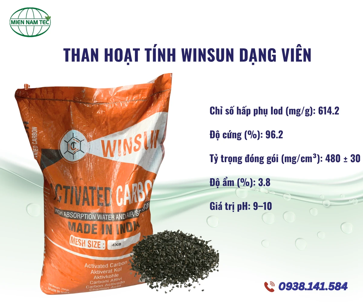 Than Hoạt Tính Winsun Dạng Viên