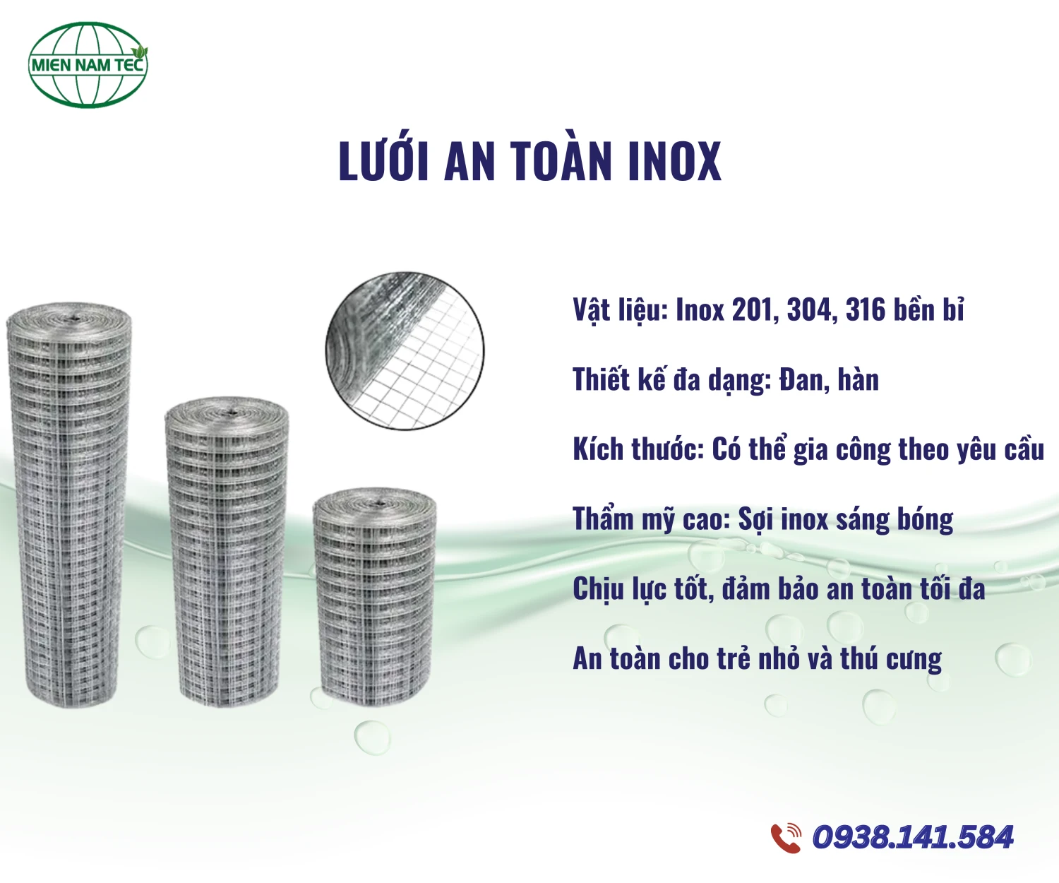 Lưới an toàn inox