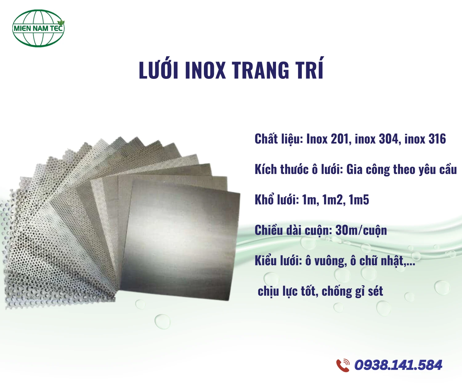 Lưới inox trang trí