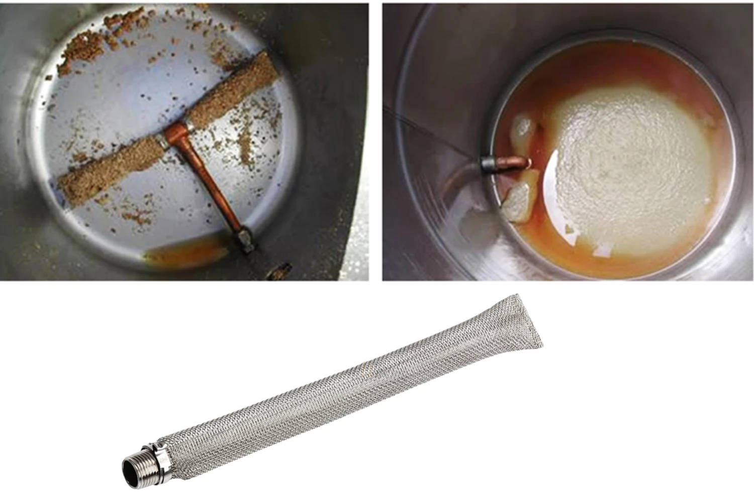 Lưới inox lọc bia