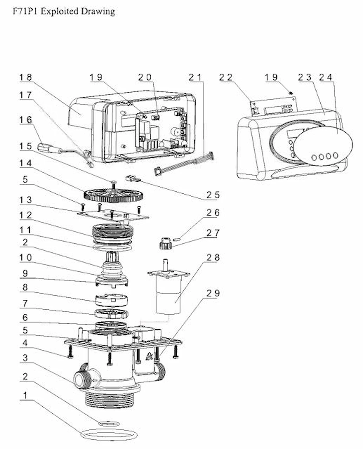 Tổng về về van tự động F71P1