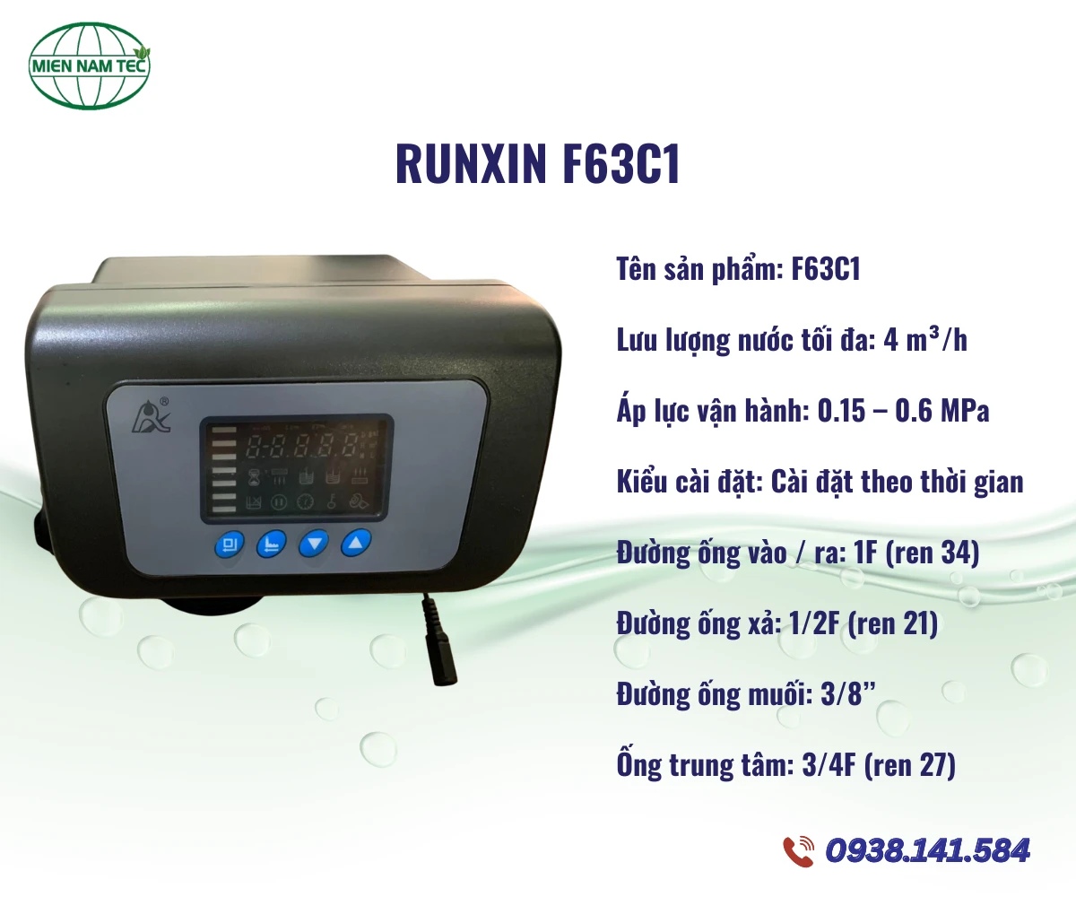 Van tự động Runxin F63C1