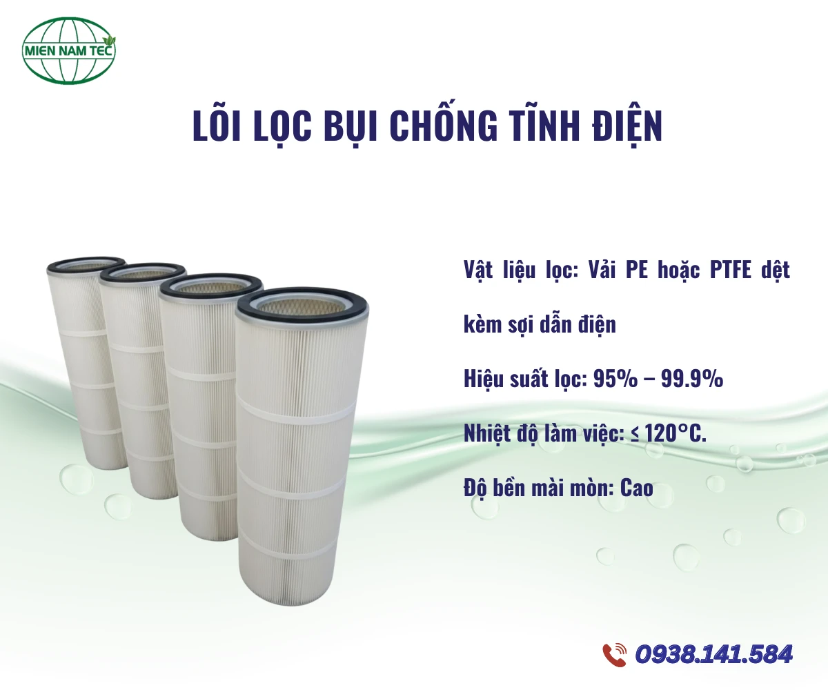 Lõi Lọc Bụi Chống Tĩnh Điện