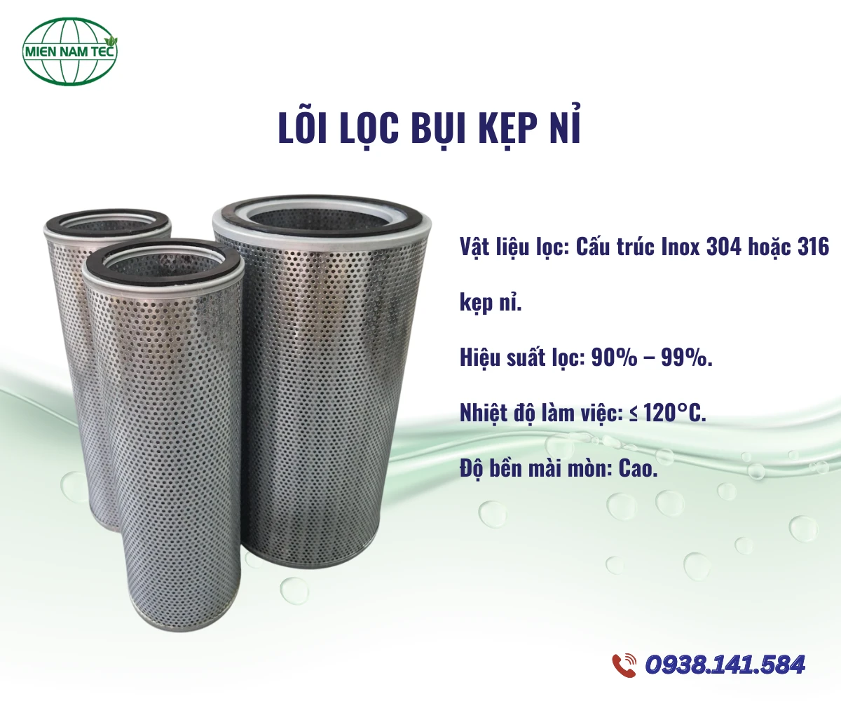 Lõi lọc Bụi Kẹp Nỉ