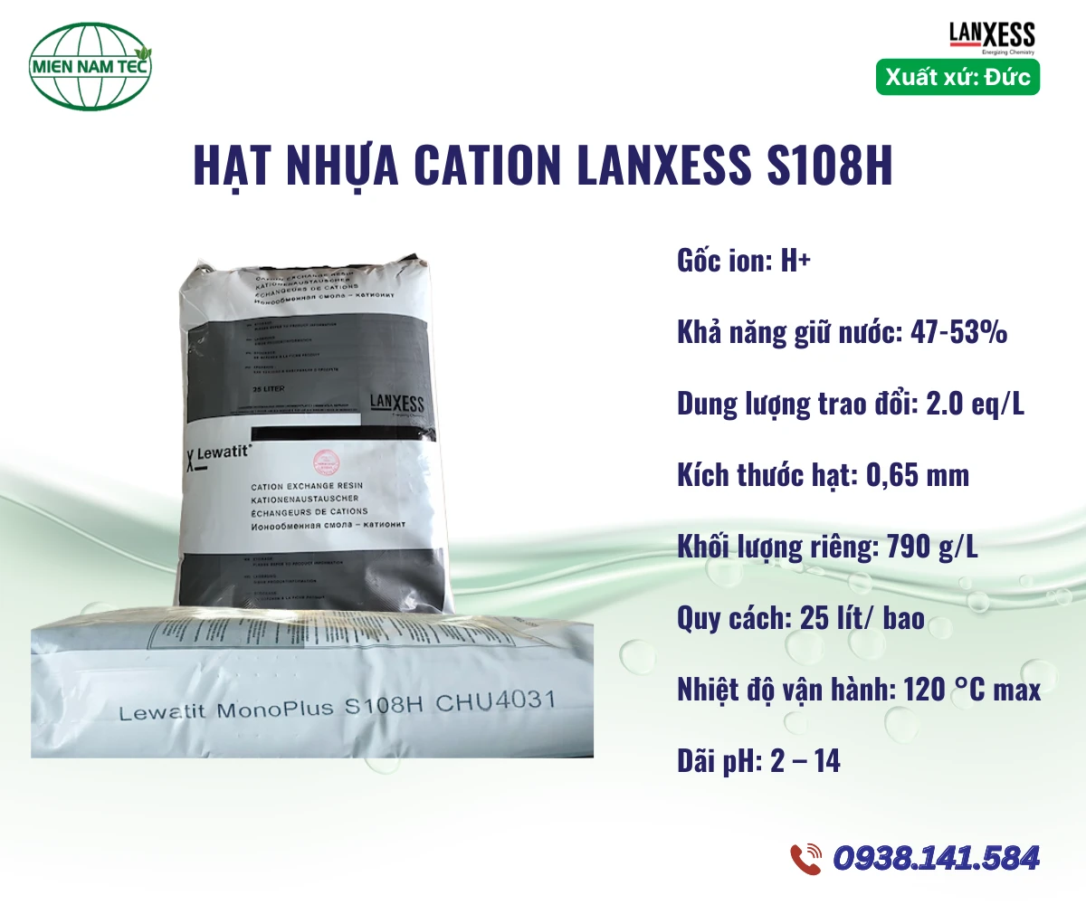 Hạt nhựa Cation Lanxess S108H