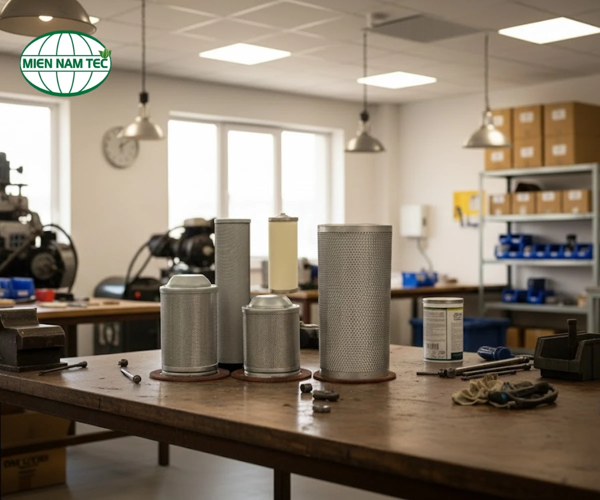 Mua lõi lọc tách dầu cho máy nén khí ở đâu?