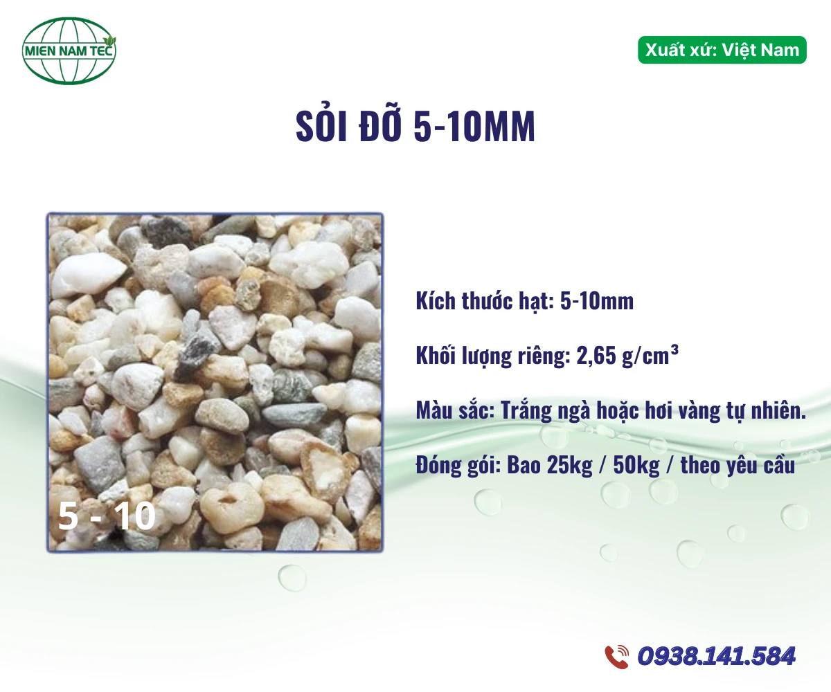 Sỏi lọc nước 5-10mm