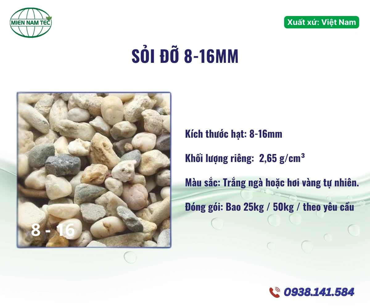 Sỏi lọc nước 8-16mm
