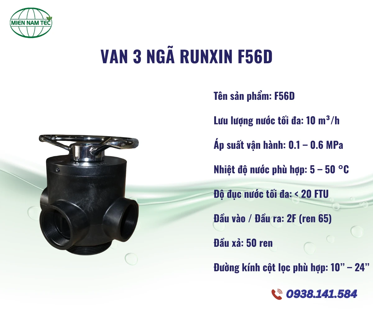 Van 3 Ngã Runxin F56D